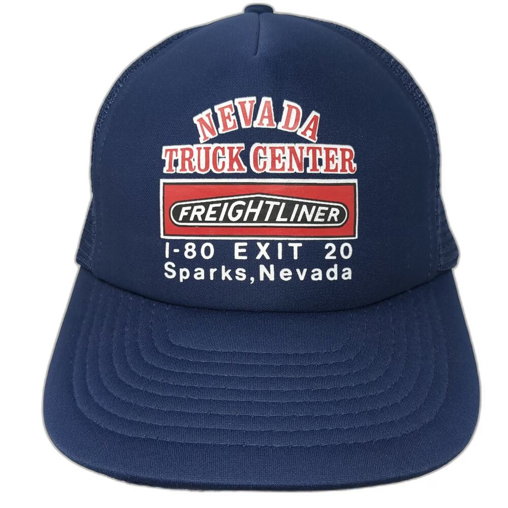 Speedway Trucker Hat Blue One Size Freightliner Nevada Truck Center Sparks I-80